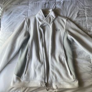 White north face jacket